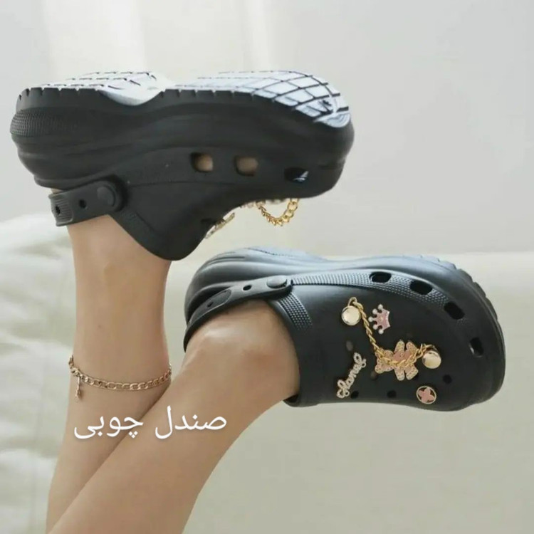 کراکس زنانه مدل زنجیری - فروشگاه صندل چوبی
