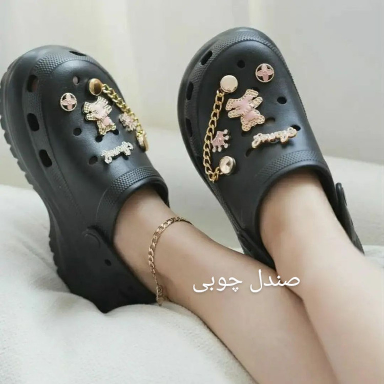 کراکس زنانه مدل زنجیری - فروشگاه صندل چوبی